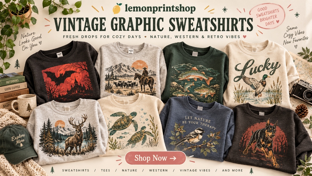 VINTAGE GRAPHIC SWEATSHIRTS