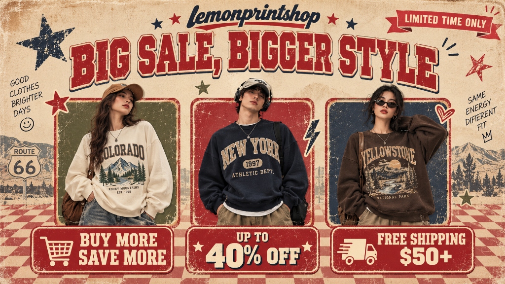 BIG SALE, BIGGER STYLE
